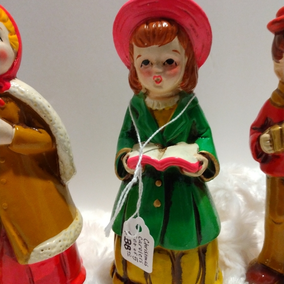 Vintage Christmas carolers (5). ? Jasco brand. - Picture 8 of 9